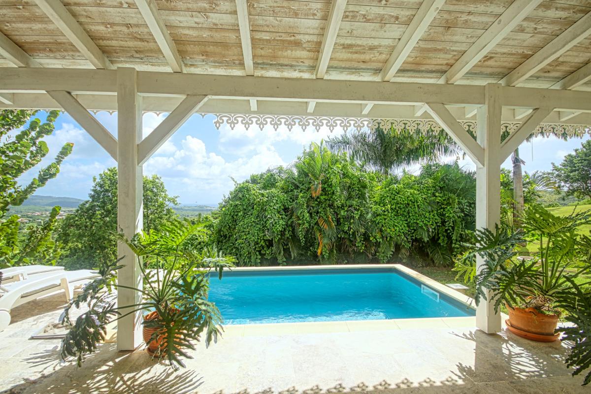 3 Location villa Martinique- Piscine vue de face